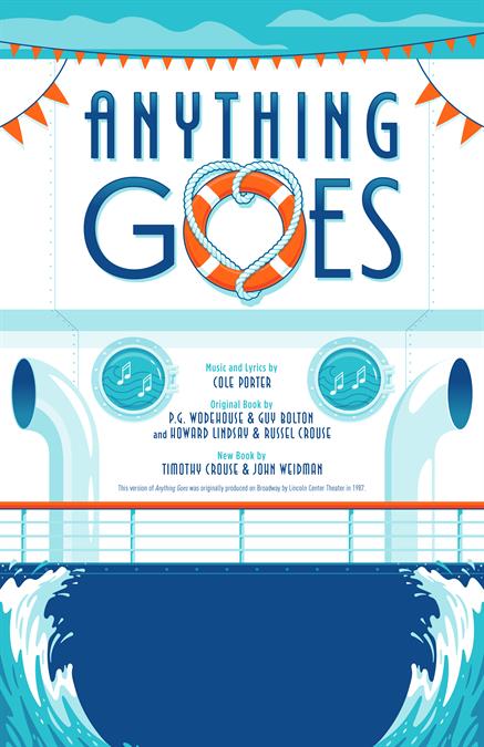 Anything Goes (2022 Revision) Theatre Poster