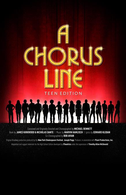 A Chorus Line (Teen Edition) Theatre Poster