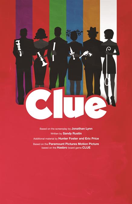 Clue Poster Theatre Artwork Promotional Material by Subplot Studio
