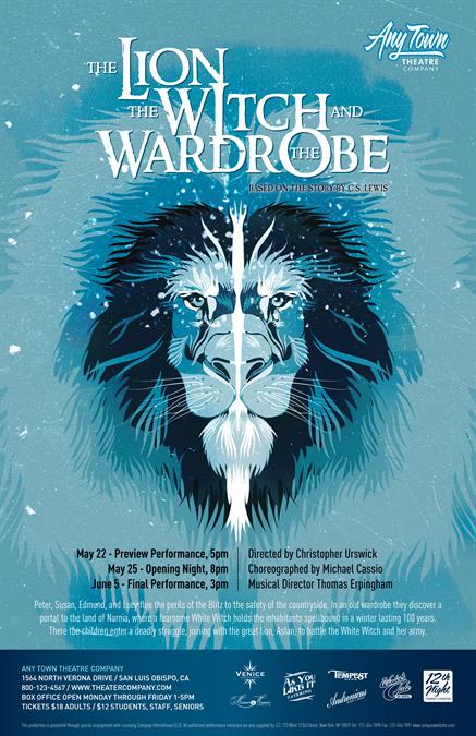 Customize Your The Lion The Witch And The Wardrobe Poster Design