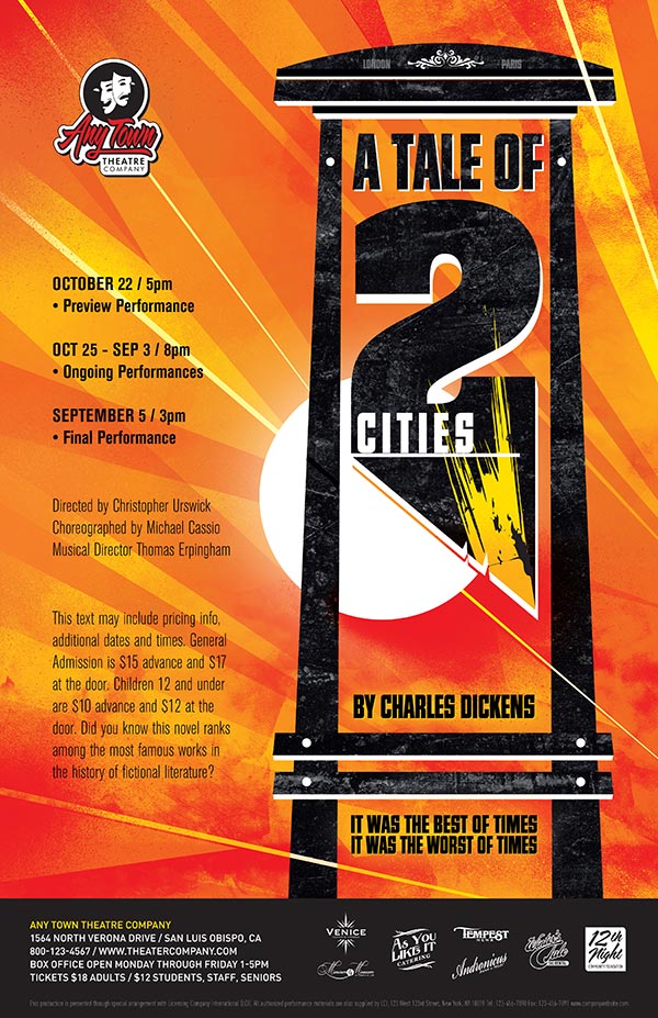 A Tale of Two Cities Poster Design and Logo Pack