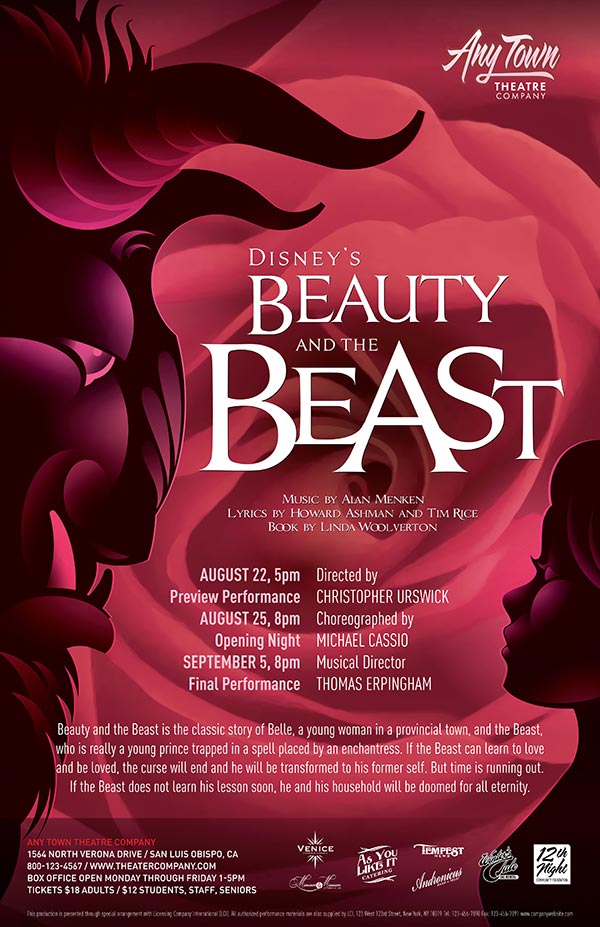 Beauty and The Beast Poster Design | Subplot Studio