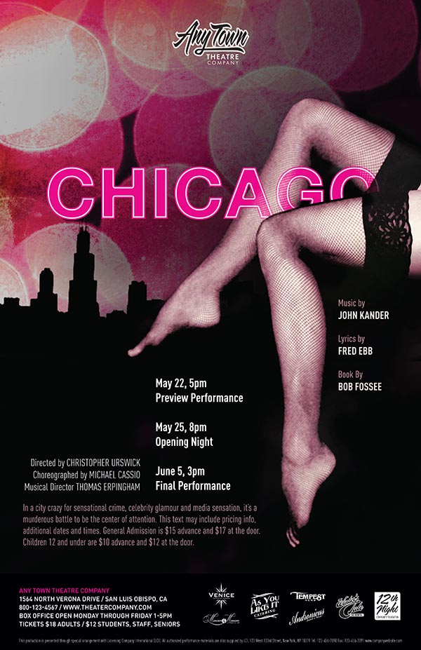 Chicago Poster Design and Logo Pack