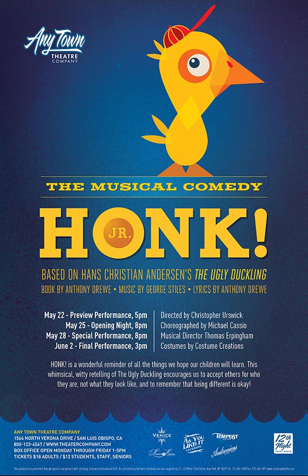 Honk! Jr. Poster Design and Logo Pack