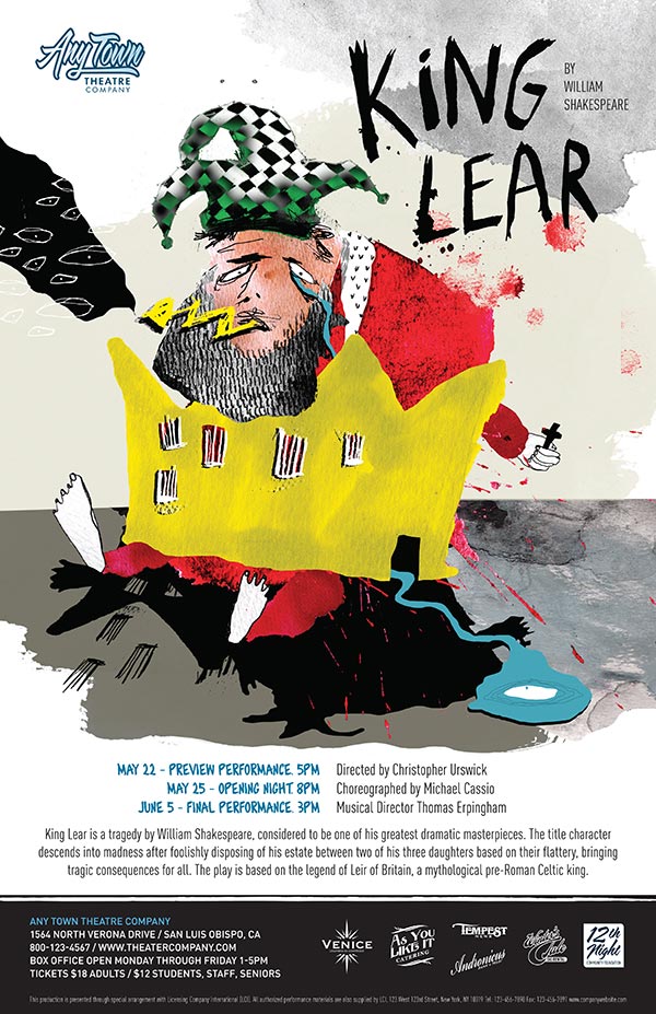 King Lear Poster Design and Logo Pack