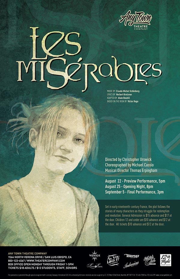 Les Misérables Poster Design and Logo Pack