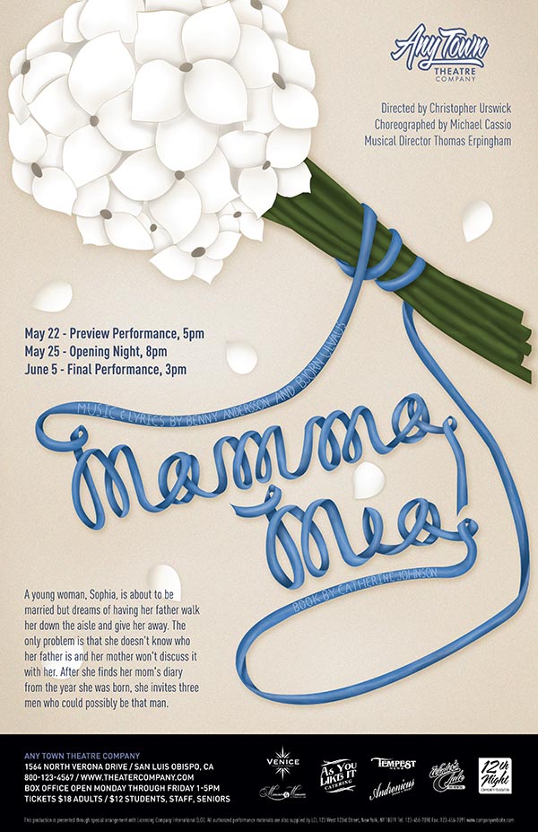 Mamma Mia Poster Design and Logo Pack