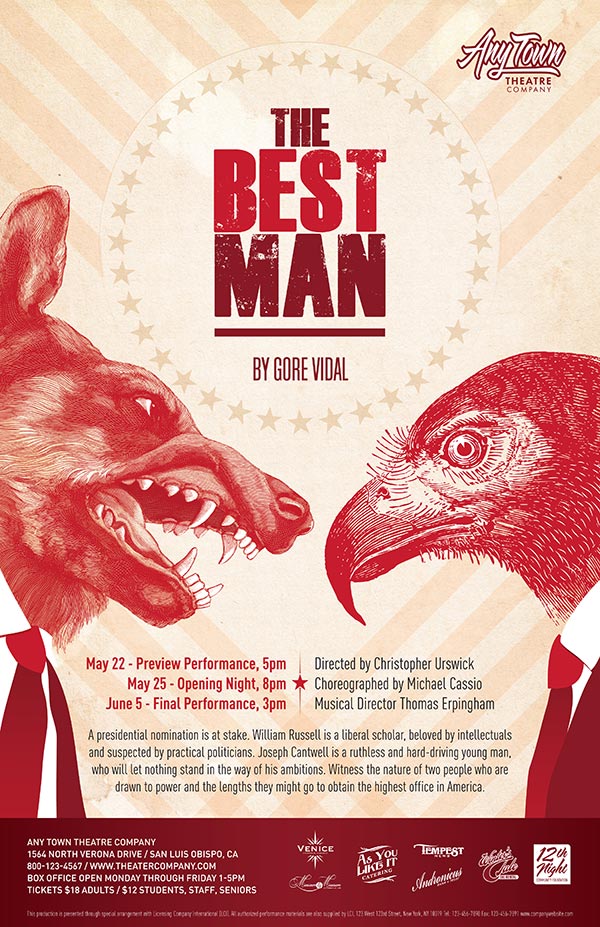 The Best Man Poster Design and Logo Pack