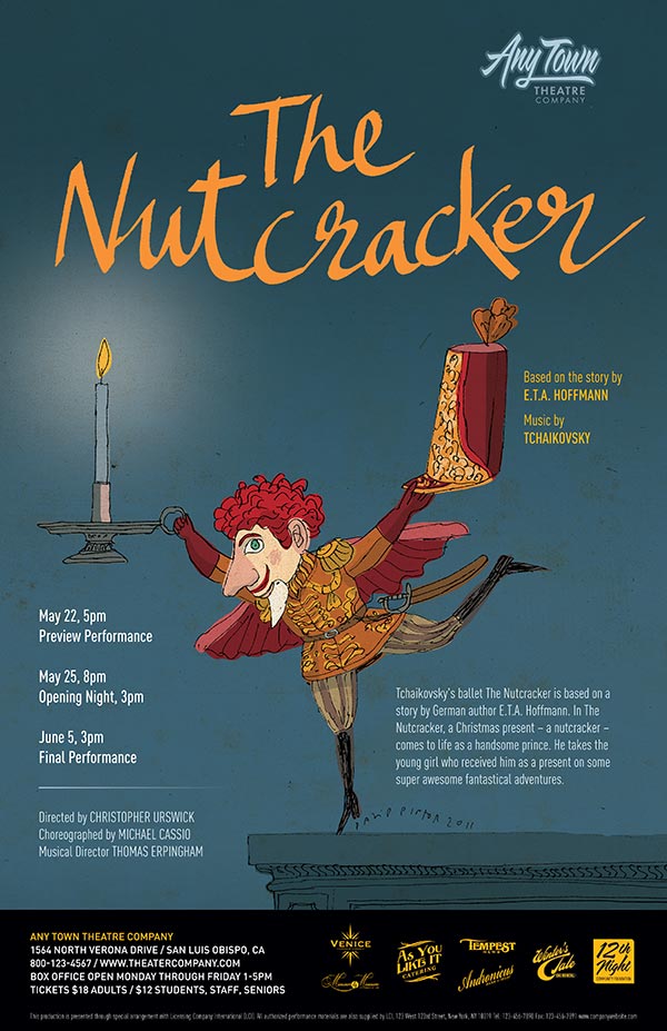 The Nutcracker Poster Design and Logo Pack