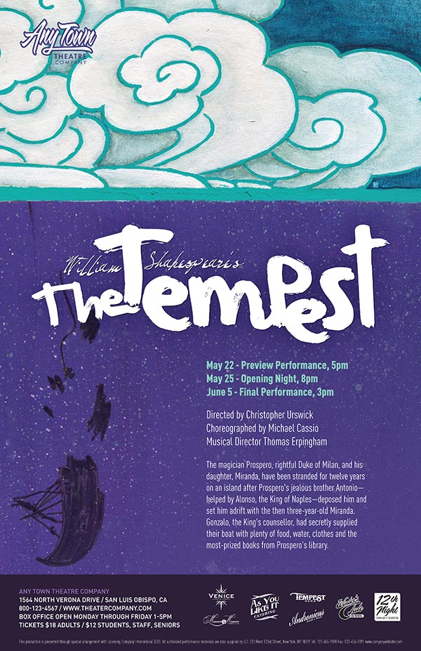 The Tempest Poster Design and Logo Pack