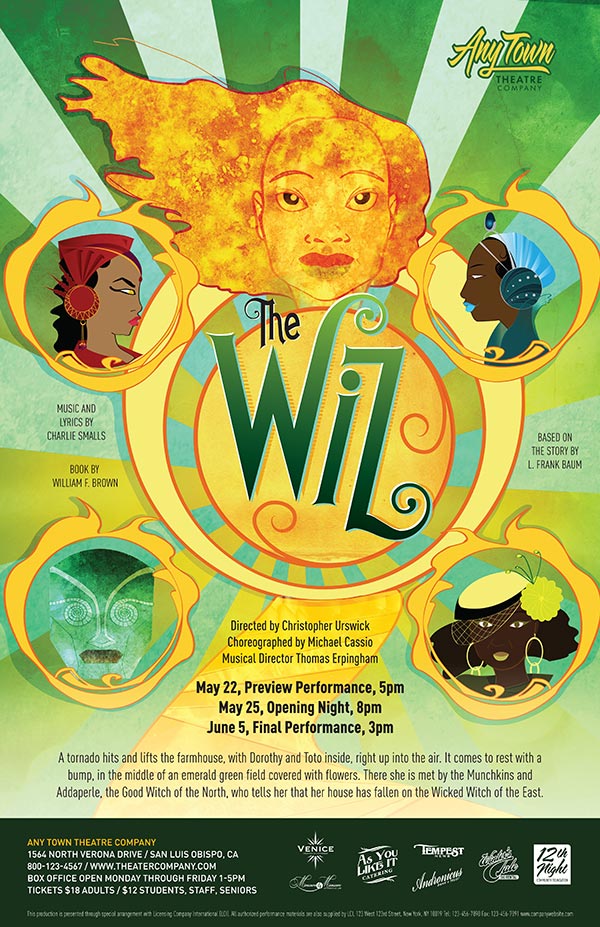 The Wiz Poster Design and Logo Pack